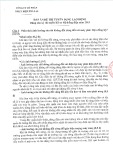 Đáp án đề thi tuyển dụng lao động Công ty cổ phần nhiệt điện Phả Lại (năm 2015)