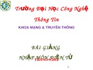 Bài giảng Điều chế trong Nhập môn Điện tử - Chương 3
