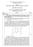 Đáp án đề thi tốt nghiệp Cao đẳng nghề Điện tử dân dụng (2009-2012) - Lý thuyết chuyên môn nghề, Mã đề ĐA ĐTDD-LT02