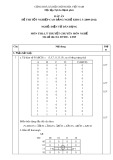Đáp án đề thi tốt nghiệp cao đẳng nghề Điện tử dân dụng (2009-2012): Lý thuyết chuyên môn nghề, mã đề ĐA ĐTDD-LT05