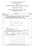 Đáp án đề thi tốt nghiệp Cao đẳng nghề Điện tử dân dụng (2009-2012) - Lý thuyết chuyên môn nghề - Mã đề ĐA ĐTDD-LT13