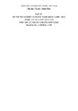 Đáp án đề thi lắp đặt thiết bị cơ khí: Tốt nghiệp cao đẳng nghề khóa 3 (2009-2012), lý thuyết chuyên môn nghề, mã đề ĐA-LĐTBCK-LT01