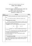 Đáp án đề thi tốt nghiệp cao đẳng nghề Lắp đặt thiết bị cơ khí (2009-2012) - Lý thuyết chuyên môn nghề - Mã đề thi: ĐA-LĐTBCK-LT12