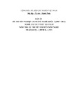 Đáp án đề thi tốt nghiệp cao đẳng nghề Lắp đặt thiết bị cơ khí (2009-2012): Lý thuyết chuyên môn nghề, Mã đề ĐA-LĐTBCK-LT13