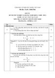 Đáp án đề thi tốt nghiệp cao đẳng nghề Lắp đặt thiết bị cơ khí (2009-2012) - Lý thuyết chuyên môn nghề - Mã đề ĐA-LĐTBCK-LT17