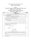 Đáp án đề thi tốt nghiệp cao đẳng nghề Lắp đặt thiết bị cơ khí (2009-2012) - Lý thuyết chuyên môn nghề - Mã đề ĐA-LĐTBCK-LT45