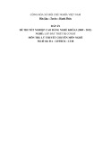 Đáp án đề thi tốt nghiệp cao đẳng nghề Lắp đặt thiết bị cơ khí (2009-2012) - Lý thuyết chuyên môn nghề - Mã đề ĐA-LĐTBCK-LT48