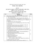 Đáp án đề thi tốt nghiệp cao đẳng nghề Lắp đặt thiết bị cơ khí (2009-2012) - Lý thuyết chuyên môn nghề - Mã đề ĐA-LĐTBCK-LT49