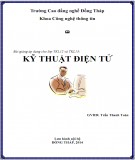 Bài giảng Kỹ thuật điện tử Trần Thanh Toàn: Phần 1 (Tổng hợp)