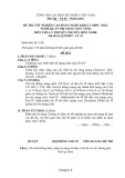 Đề thi Quản trị mạng máy tính tốt nghiệp cao đẳng nghề (2009-2012) kèm đáp án - Lý thuyết chuyên môn nghề, Mã đề QTMMT-LT47