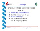Bài giảng Cơ lý thuyết Chương 1: ThS. Ngô Văn Cường (Chi tiết)