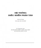 Bài giảng Hệ thống điều khiển phân tán: Phần 1 (Tổng quan)