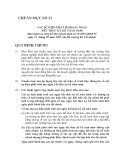 Hệ thống chuẩn mực kế toán Việt Nam - Chuẩn mực số 23: Các sự kiện phát sinh sau ngày kết thúc kỳ kế toán năm