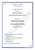 Phương pháp cân bằng tích: Chuyên đề [Hướng dẫn chi tiết]