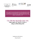 Mô-đun Tập Huấn Giáo Viên: Nhấn Mạnh Vấn Đề Giới và Nâng Cao Bình Đẳng Giới