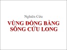 Bài giảng Nghiên cứu vùng Đồng bằng Sông Cửu Long của Phan Chánh Dưỡng