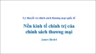Bài giảng Nền kinh tế chính trị của chính sách thương mại James Riedel