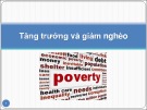 Bài giảng Tăng trưởng và giảm nghèo Châu Văn Thành [Mới nhất]