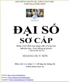 Giáo trình Đại số sơ cấp (Tái bản lần thứ 10): Phần 2 - [Hướng dẫn chi tiết]