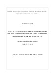 Đánh giá đặc điểm lâm sàng và yếu tố nguy cơ gây huyết khối tĩnh mạch sâu chi dưới ở bệnh nhân suy tim mạn tính: Nghiên cứu luận án Y khoa