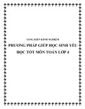 Phương pháp giúp học sinh yếu học tốt môn Toán lớp 4: Sáng kiến kinh nghiệm
