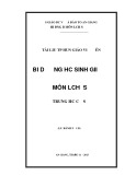 Tài liệu tập huấn giáo viên: Bồi dưỡng học sinh giỏi môn Lịch sử