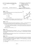 Đề thi giữa kỳ Nhiệt động lực lực học kỹ thuật - ĐH Bách Khoa TP.HCM (2011-2012)