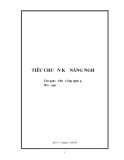 Tiêu chuẩn kỹ năng nghề Điện công nghiệp: [Mô tả chi tiết/Hướng dẫn/Thông tin mới nhất]