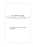 Tiêu chuẩn kỹ năng nghề chăn nuôi gia súc, gia cầm: [chuẩn nhất]