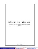 Tiêu chuẩn kỹ năng nghề: Sản xuất hàng may công nghiệp