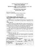Đề thi tốt nghiệp cao đẳng nghề khóa 5 (2012-2015) - Nghề: Quản trị khách sạn - Môn thi: Thực hành nghề - Mã đề thi: QTKS-TH36