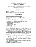 Đề thi tốt nghiệp Quản trị khách sạn: Thực hành nghề, khóa 5 (2012-2015), mã đề QTKS-TH37