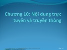 Bài giảng Thương mại điện tử: Chương 10 - ThS. Trương Việt Phương