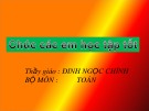 Bài giảng Đại số 9: Liên hệ giữa phép nhân và phép khai phương (Tiết 4)