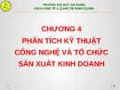 Bài giảng thiết lập và thẩm định dự án đầu tư: Chương 4 - ThS. Phạm Bảo Thạch
