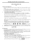 Đề cương ôn tập Vật lí 12: Sóng cơ và sóng âm (năm học 2010-2011)