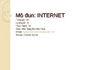 Mô đun Internet: [Thêm từ khóa giá trị cao liên quan Internet]