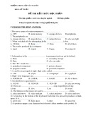 Đề thi Anh văn chuyên ngành Công nghệ thông tin (Trường trung cấp Tây Nguyên) mới nhất