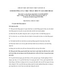 Hệ thống chuẩn mực kế toán Việt Nam số 10: Ảnh hưởng của việc thay đổi tỷ giá hối đoái