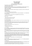 Tiêu chuẩn ngành 28 TCN 212:2004: [Thông tin chi tiết/Hướng dẫn/Quy định mới nhất]