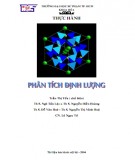 Giáo trình Thực hành Phân tích Định lượng Phần 2: Trần Thị Yến (chủ biên) - Đầy đủ