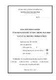 Sáng kiến kinh nghiệm: Ứng dụng bản đồ tư duy trong dạy học Vật lý 11 chương trình cơ bản