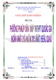 Sáng kiến kinh nghiệm: Phương pháp ôn thi TNTHPT Quốc gia môn Vật lí năm 2015 đạt hiệu quả