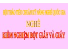 Bài thuyết trình Hội thảo tiêu chuẩn kỹ năng nghề quốc gia nghề Kiểm nghiệm bột giấy và giấy