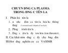 Bài giảng Chuyển động Plasma trong động cơ tên lửa: Tổng quan và ứng dụng