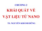 Bài giảng Chương 2: Khái quát về vật liệu từ Nano