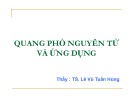 Bài giảng Quang phổ nguyên tử và ứng dụng: Tổng hợp kiến thức chi tiết
