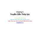 Bài giảng Mô hình nước dưới đất: Chương 4 - TS. Nguyễn Mai Đăng