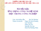 Bài tiểu luận: Ứng dụng công nghệ sinh học trong công nghiệp