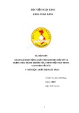Bài tập lớn Quản trị Ngân hàng: Đánh giá hoạt động quản trị danh mục đầu tư và trạng thái thanh khoản của NHTM Việt Nam gần đây